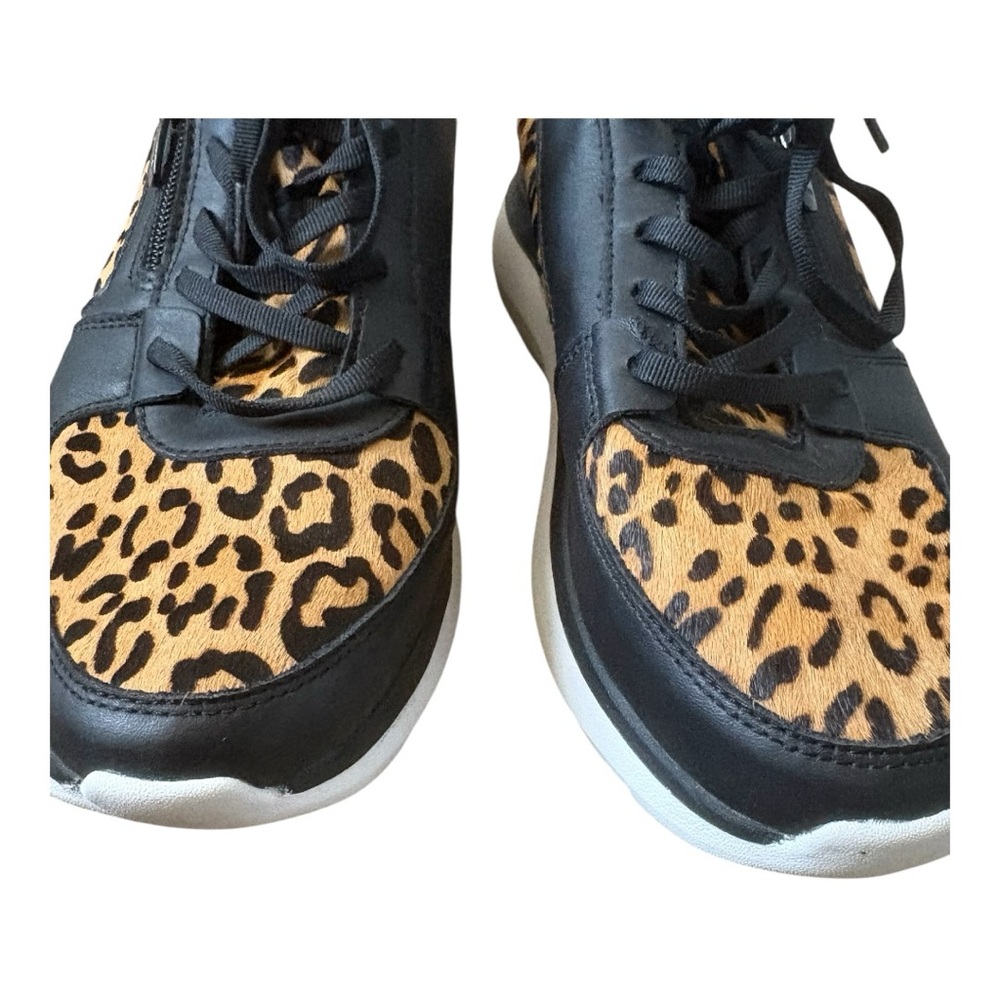 Vionic Delmar Remi Leopard Print Sneakers Size 9.5 Orthotic Comfort Shoes - Picture 6 of 9